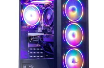 MXZ Gaming PC Desktop Computer AMD Ryzen 5 5500 3.6GHz, RX6600,B450M,16GB DDR4 3200,NVME 1T SSD, 6RGB Fans,Wifi,Win 11 Ready,Gamer Desktop Computer,New