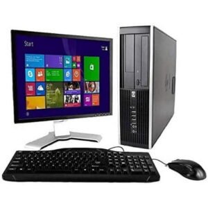 Used HP Desktop Computer, Slim AMD Dual-Core PC with 4GB RAM 250GB HDD with 17" LCD Monitor Keyboard and Mouse