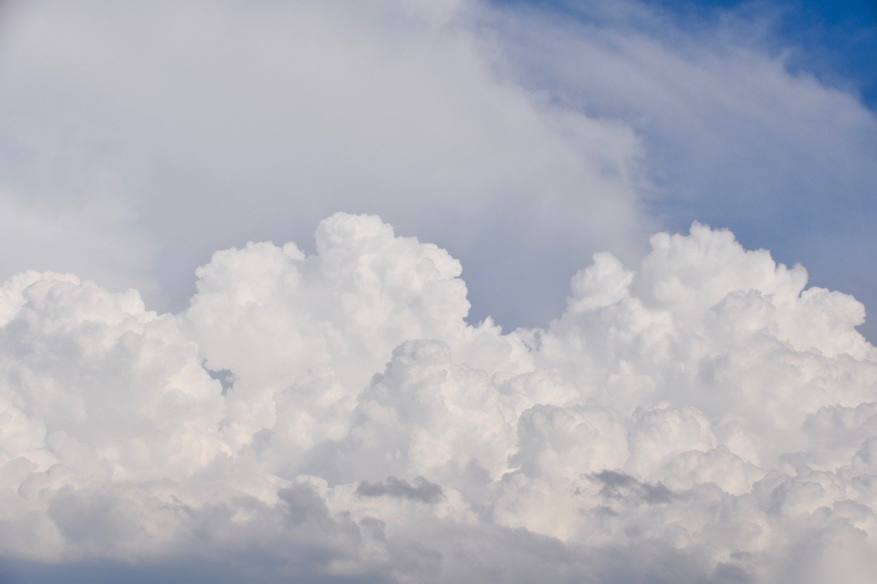 bulutlar, kümülüs, bulutlu, gökyüzü, air, atmosfer, doğa, hava