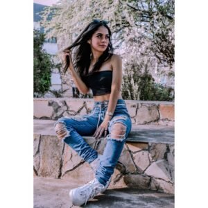 High Waist Denim Mom Jeans