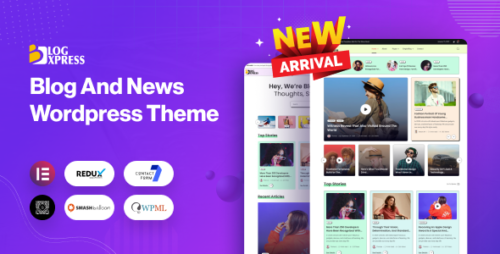 BlogXpress - Blog WordPress Theme